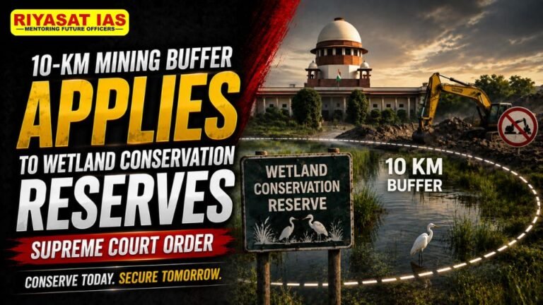 10-km Mining Buffer Applies to Wetland Conservation Reserves: Supreme Court
