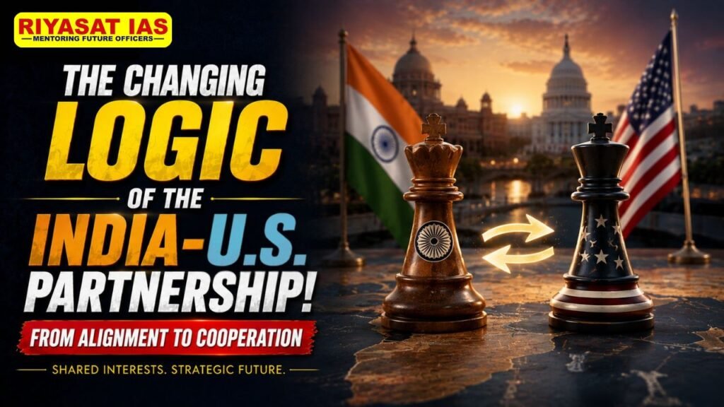 The changing logic of the India-U.S. partnership