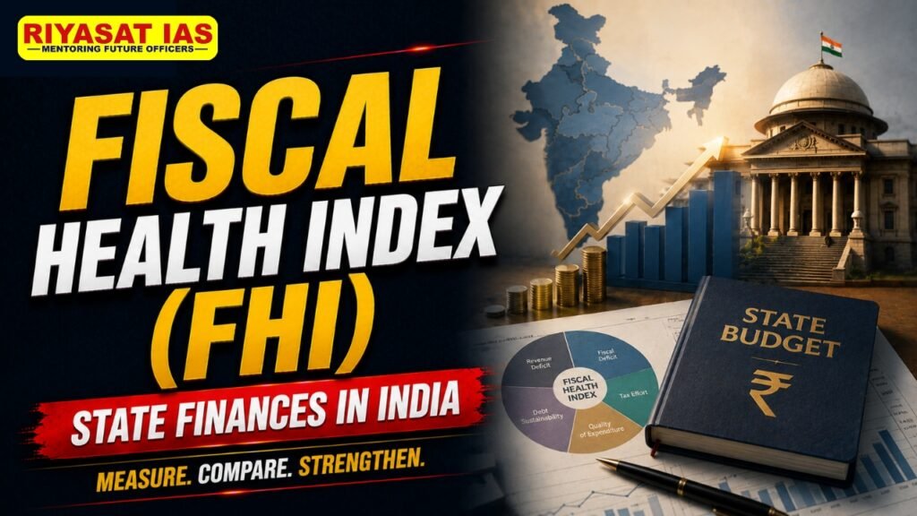 Fiscal Health Index (FHI) and State Finances in India