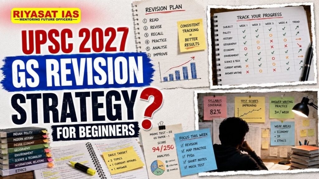 UPSC 2027 GS revision strategy for beginners