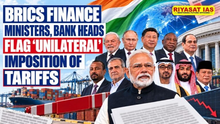 BRICS Finance Ministers Flag Unilateral Tariffs
