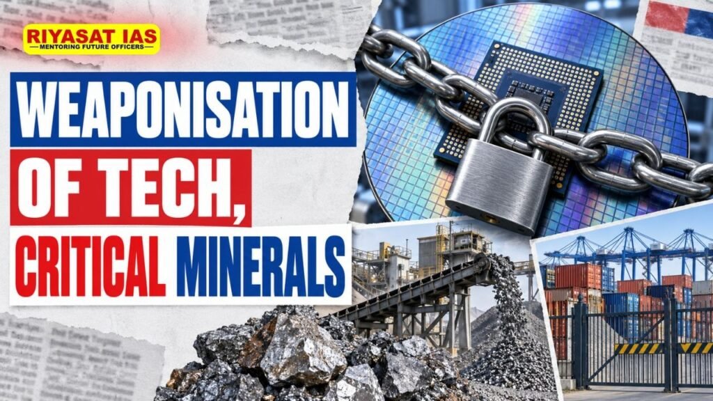 Weaponisation of tech, critical minerals