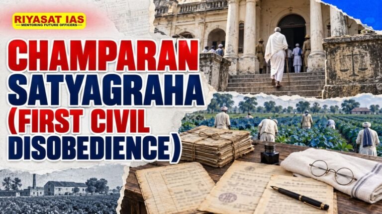 Champaran Satyagraha (First Civil Disobedience)