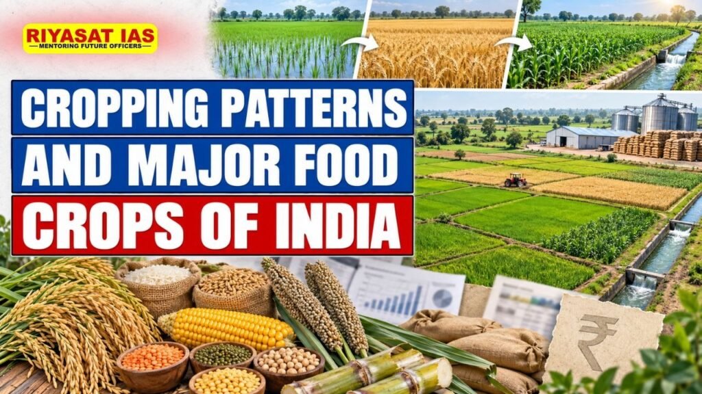 Cropping Patterns and Major Food Crops of India