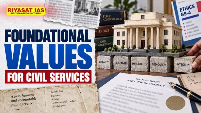 Foundational Values for Civil Services