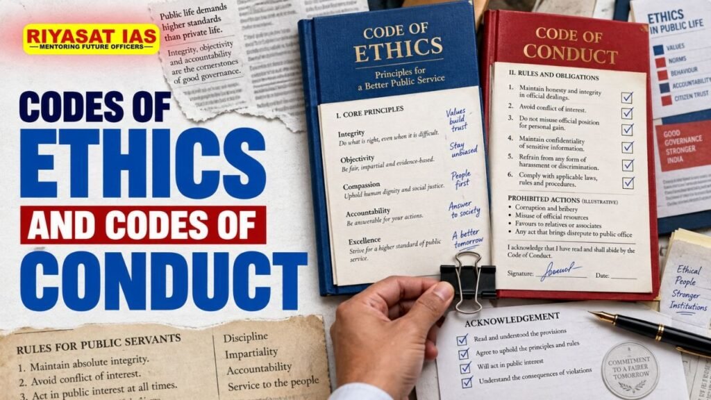 Codes of Ethics and Codes of Conduct