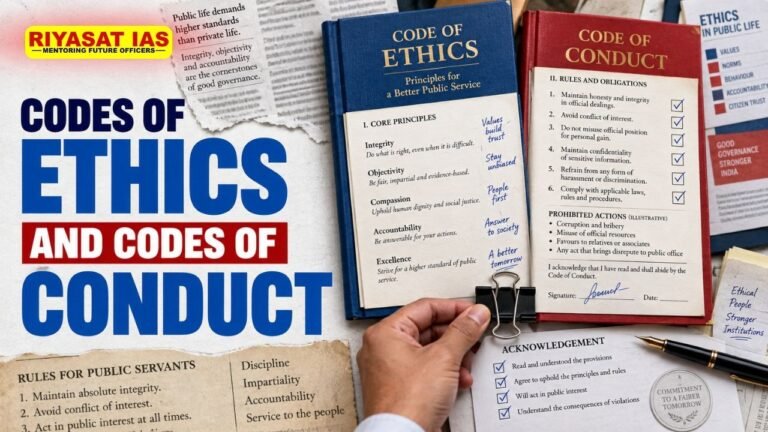 Codes of Ethics and Codes of Conduct