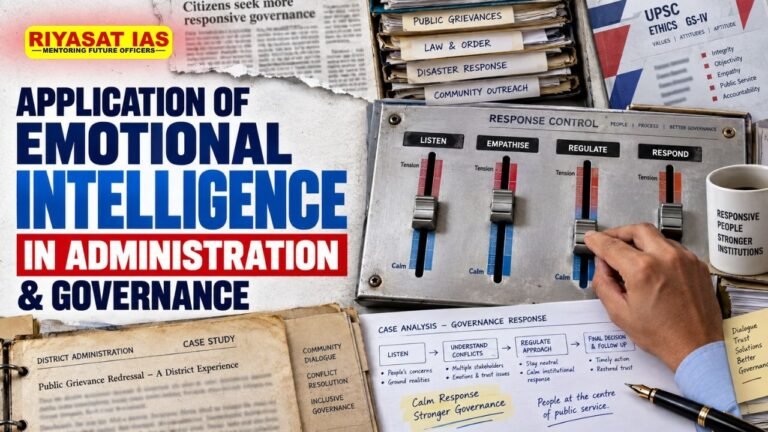Application of Emotional Intelligence in Administration & Governance