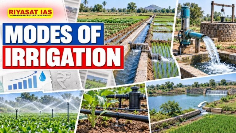 Modes of Irrigation