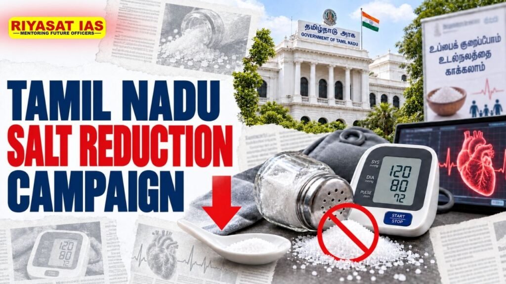 Tamil, Nadu Salt Reduction Campaign