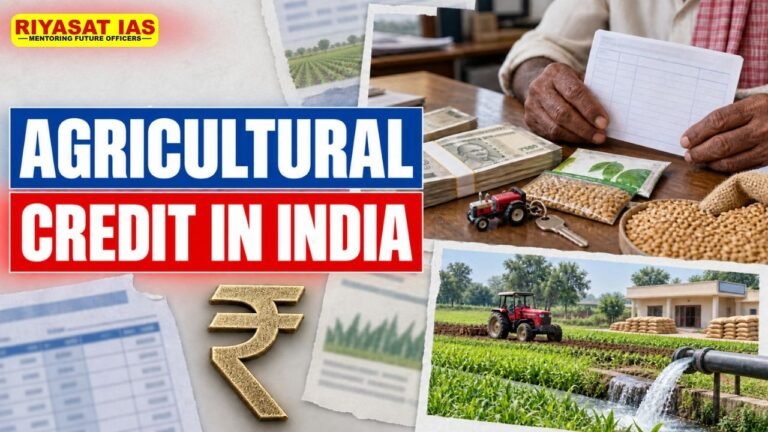 Agricultural Credit in India