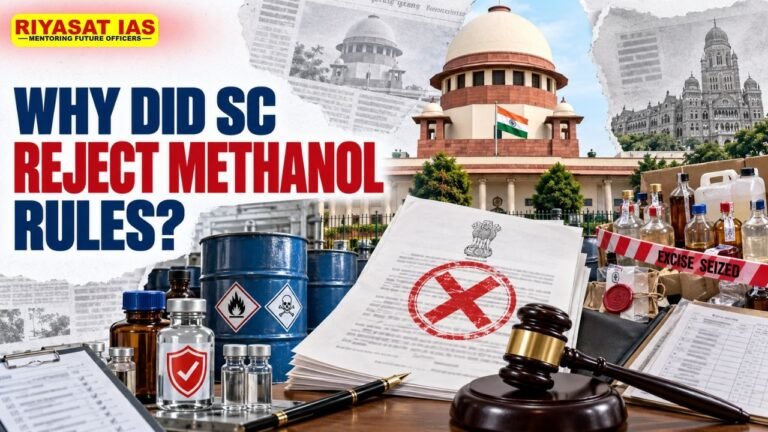 Why did the SC reject methanol rules