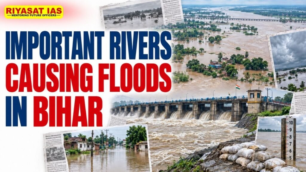 Important Rivers Causing Floods in Bihar