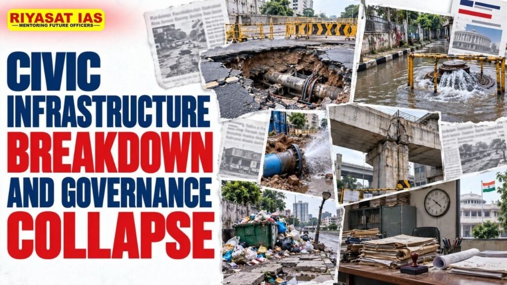 Civic Infrastructure Breakdown and Governance Collapse