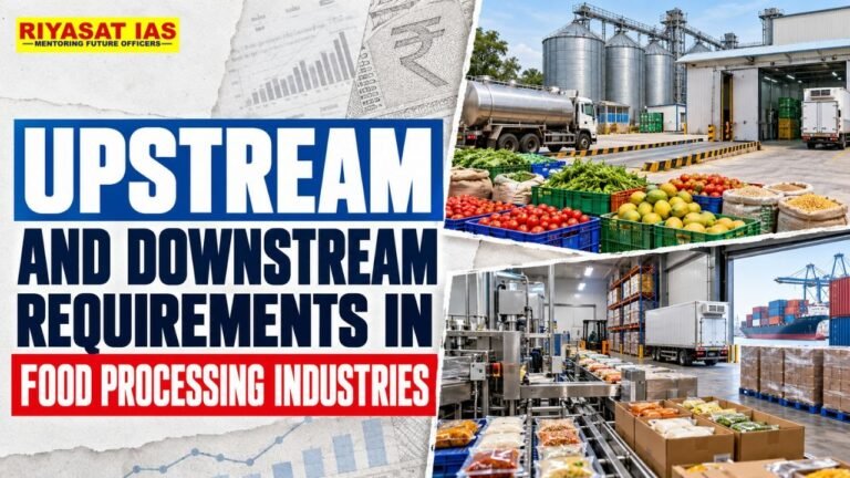 Upstream and Downstream Requirements in Food Processing Industries