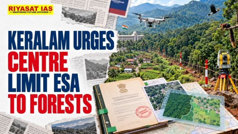 Keralam urges Centre to limit eco-sensitive areas to forests