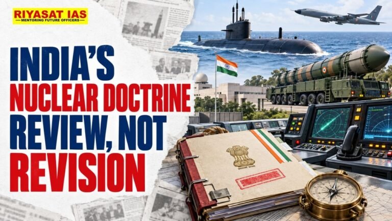 India’s Nuclear Doctrine: Review, Not Revision