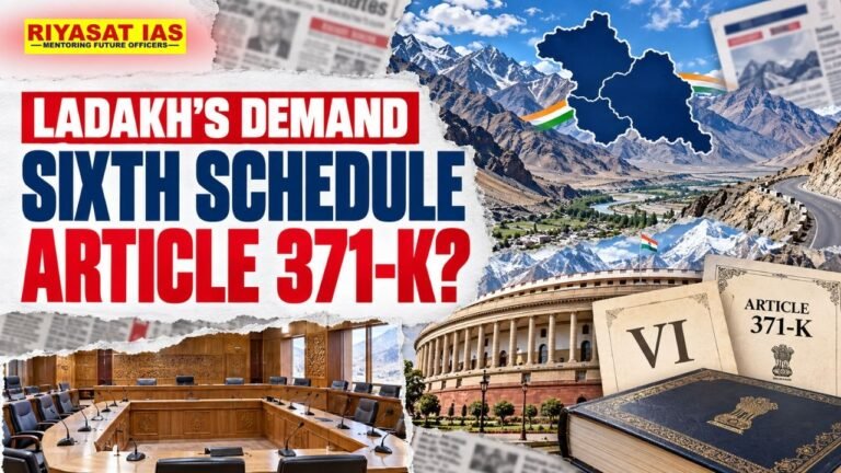 Ladakh Sixth Schedule Demand