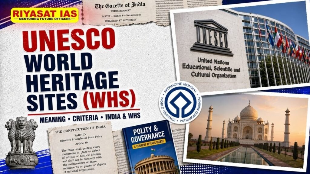 UNESCO World Heritage Sites (WHS)