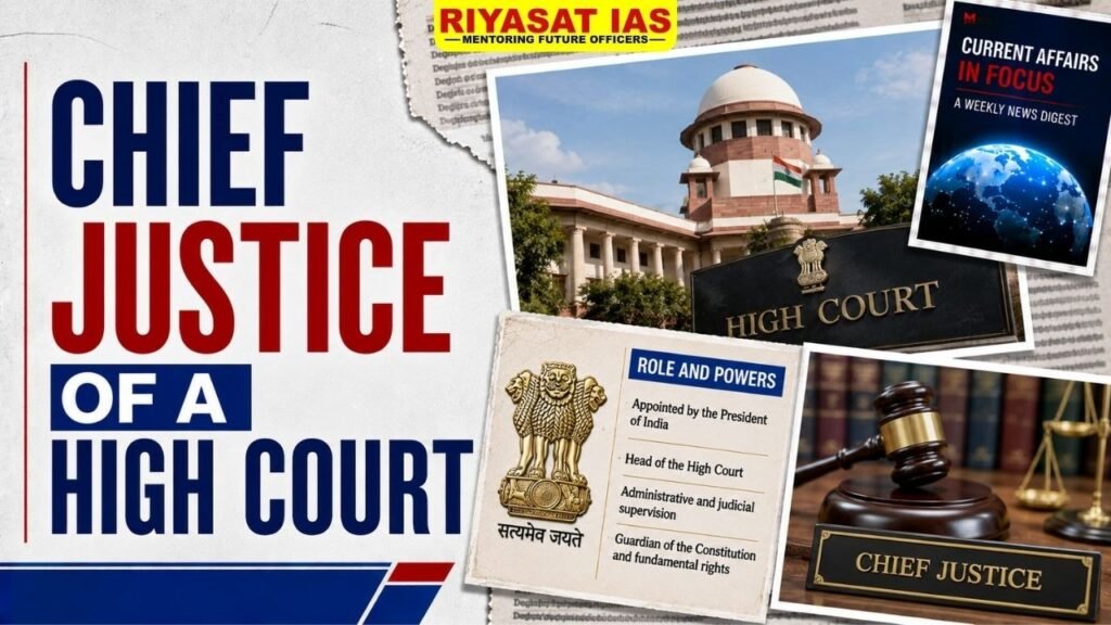 Chief Justice of a High Court