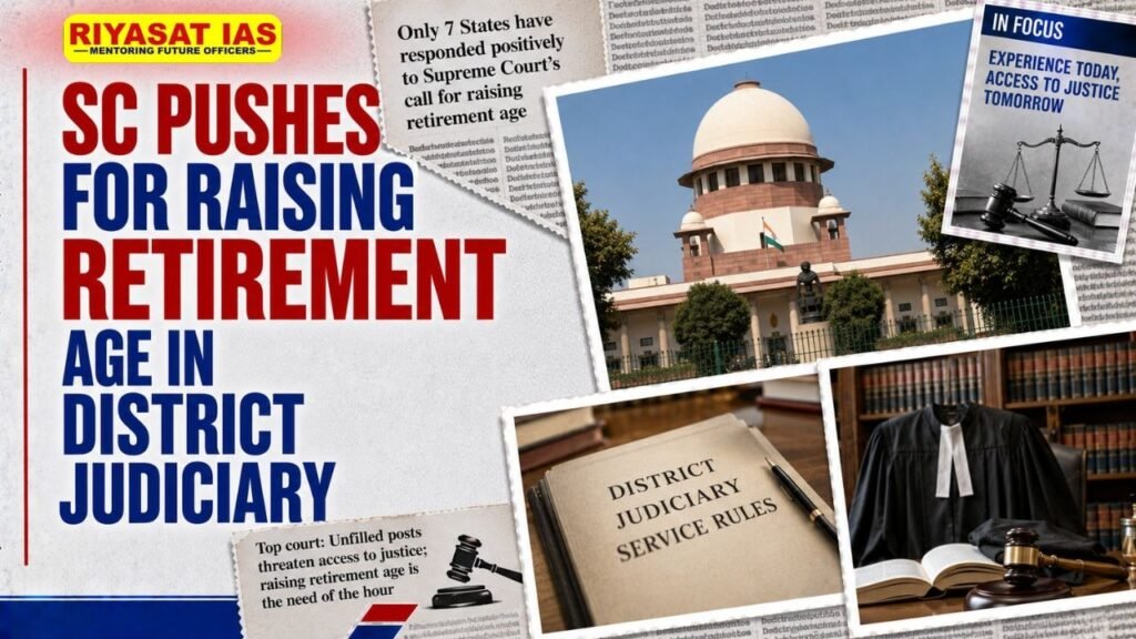 SC Pushes for Raising Retirement Age in District Judiciary