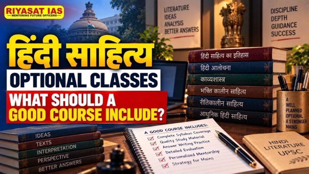 Hindi Literature Optional Classes: What Should a Good Course Include?