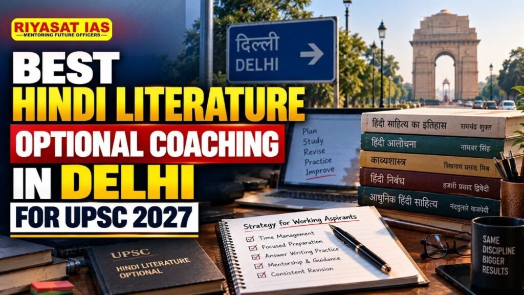 Best Hindi Literature Optional Coaching in Delhi for UPSC 2027
