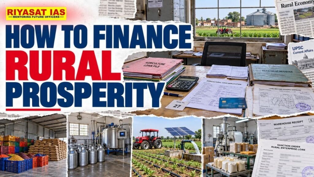 How to finance rural prosperity