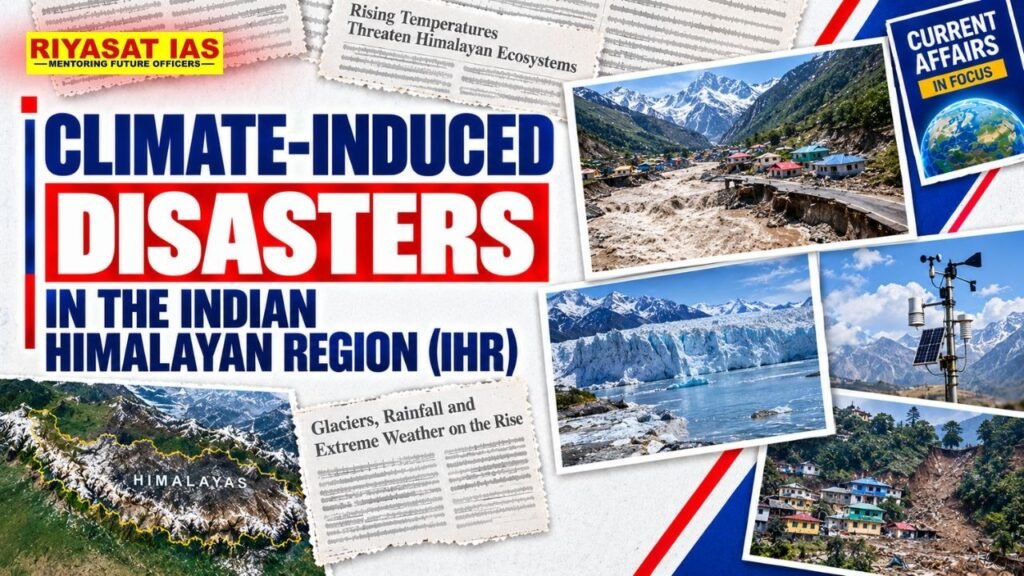 Climate-Induced Disasters in the Indian Himalayan Region