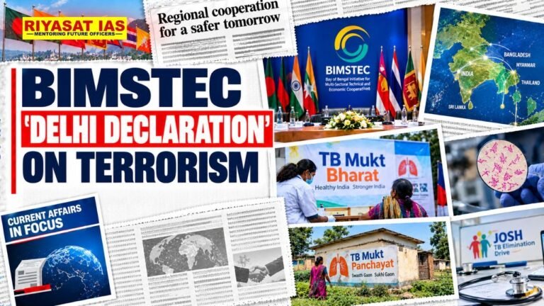 BIMSTEC ‘Delhi Declaration’ on Terrorism