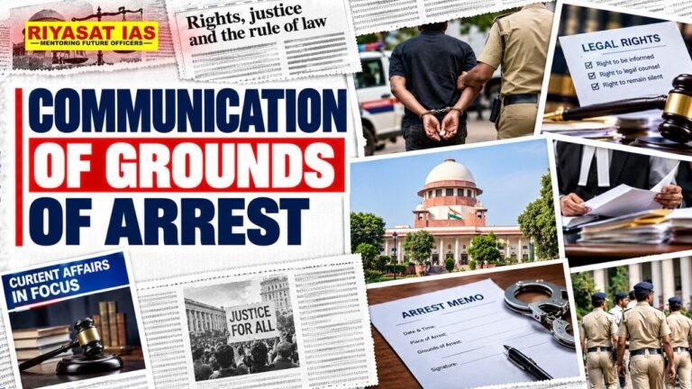 Communication of Grounds of Arrest