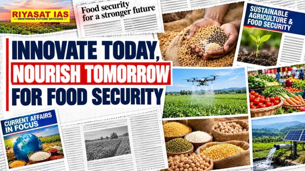 ‘Innovate today, nourish tomorrow’ for food security