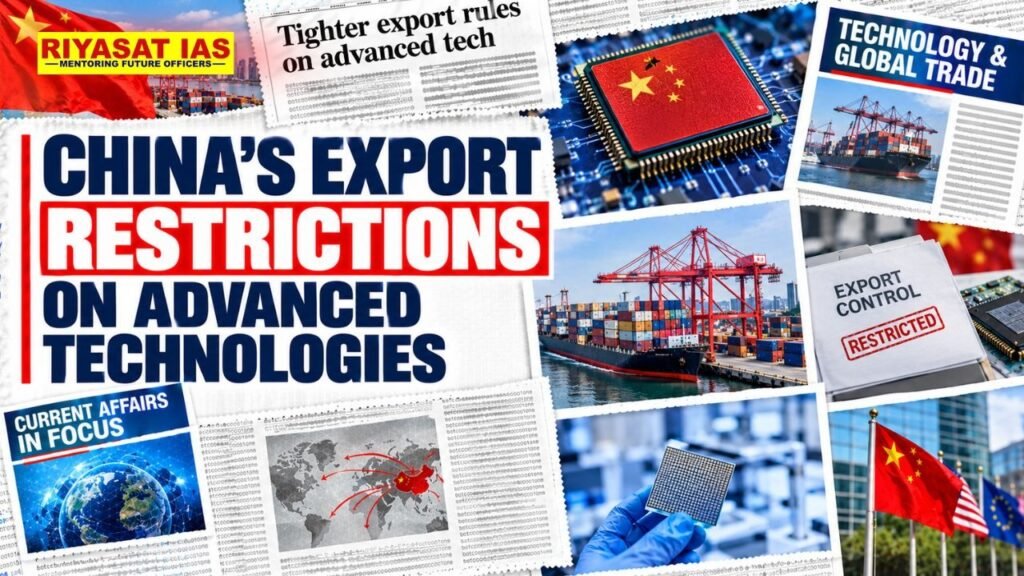 China’s Export Restrictions on Advanced Technologies