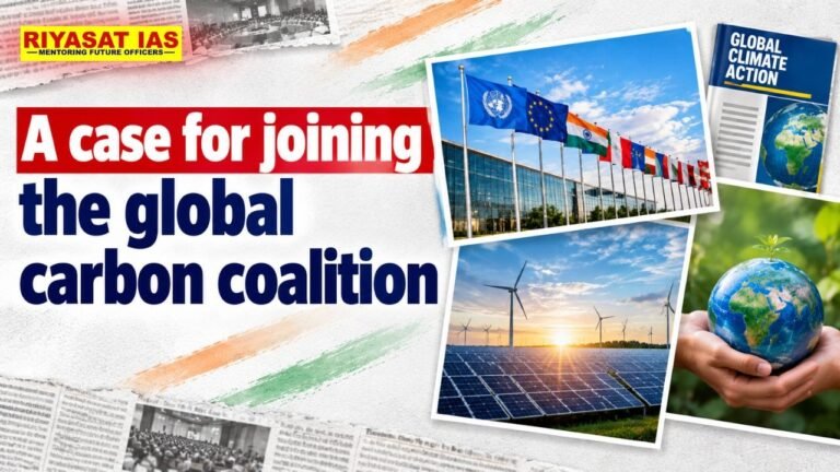 A case for joining the global carbon coalition