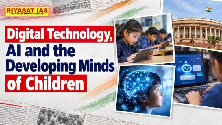 Digital Technology, AI and the Developing Minds of Children