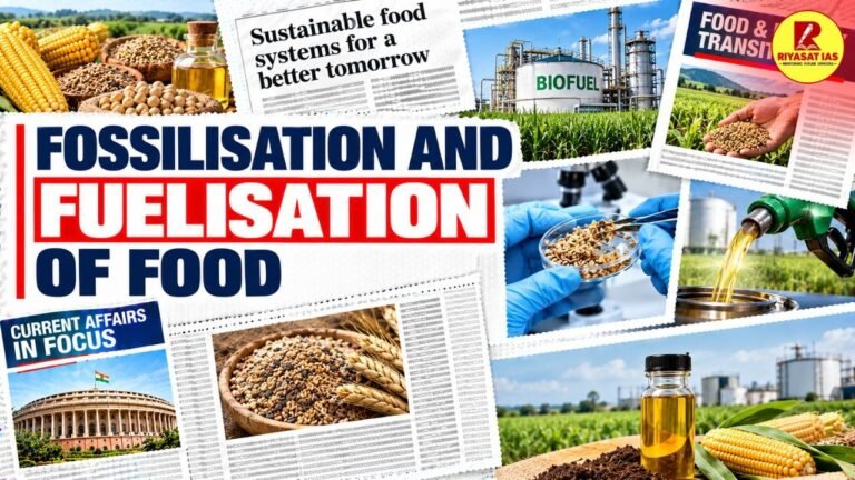 Fossilisation and Fuelisation of Food