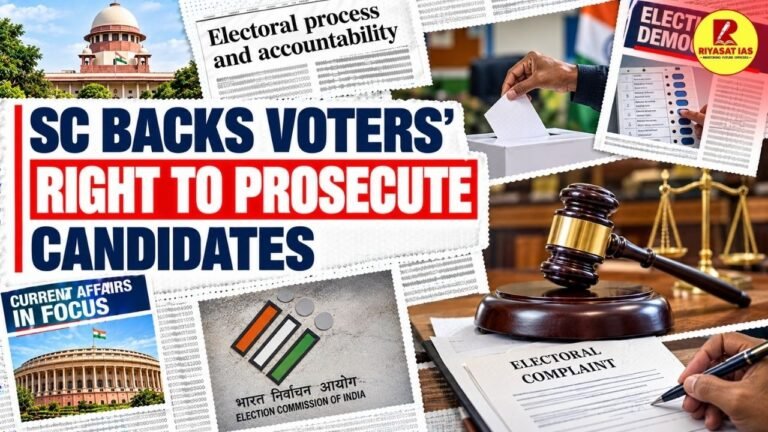 Voters’ Right to Prosecute Candidates