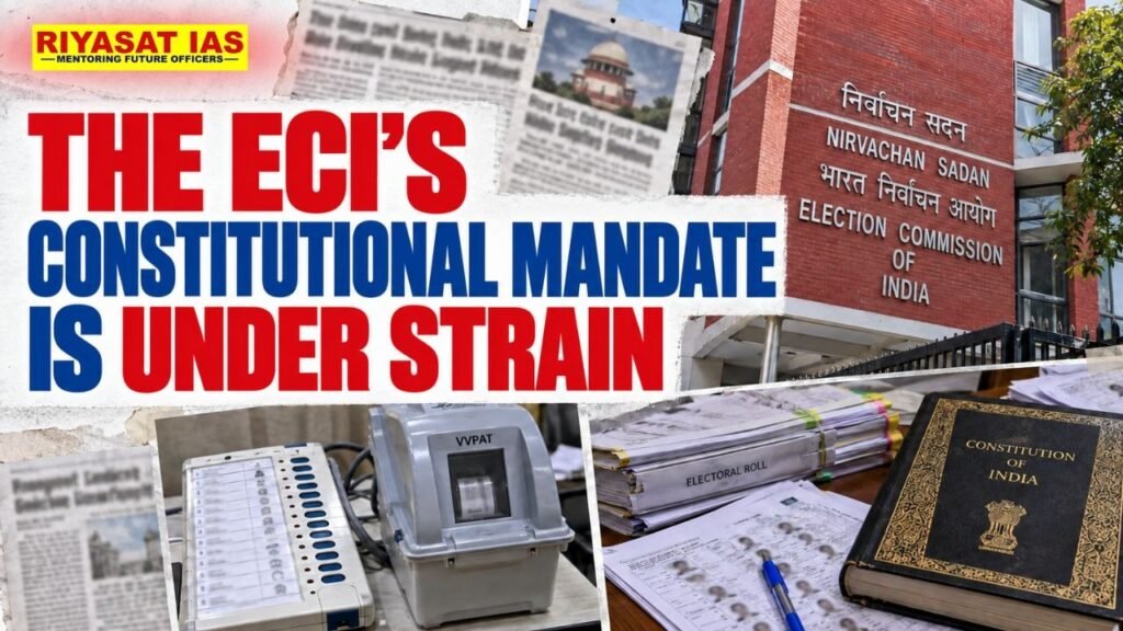 The ECI’s constitutional mandate is under strain
