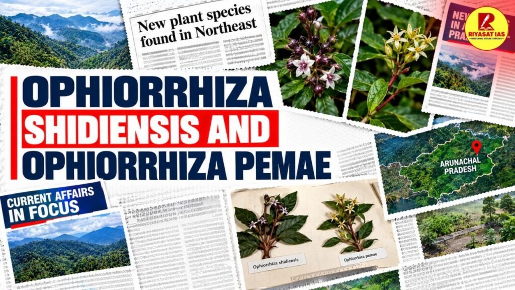 Ophiorrhiza shidiensis and Ophiorrhiza pemae