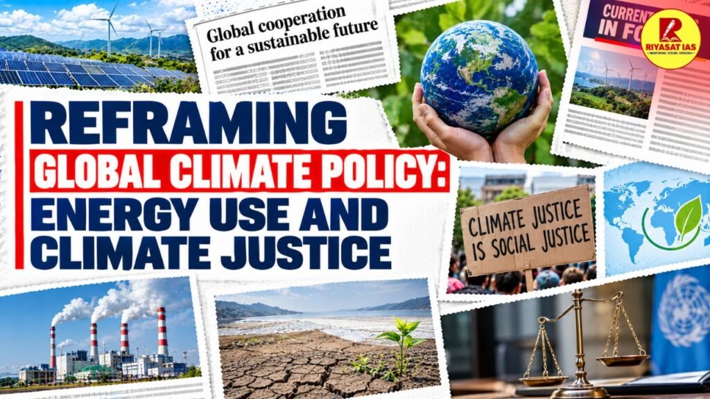 Reframing Global Climate Policy: Energy Use and Climate Justice