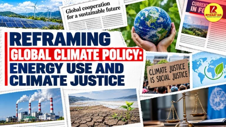 Reframing Global Climate Policy: Energy Use and Climate Justice