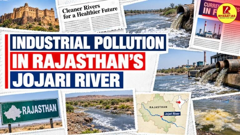 Industrial Pollution in Rajasthan’s Jojari River