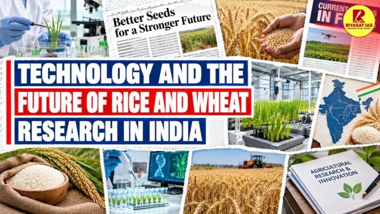 Technology and the Future of Rice and Wheat Research in India