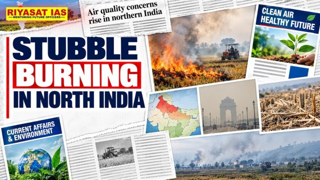 Stubble Burning in North India