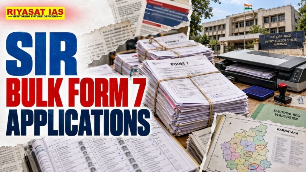 SIR: Concerns over Bulk Form 7 Applications
