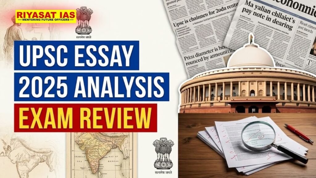 UPSC Essay Paper 2025: All Topics, Analysis and What It Means for You