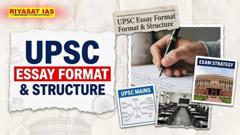 upsc essay format