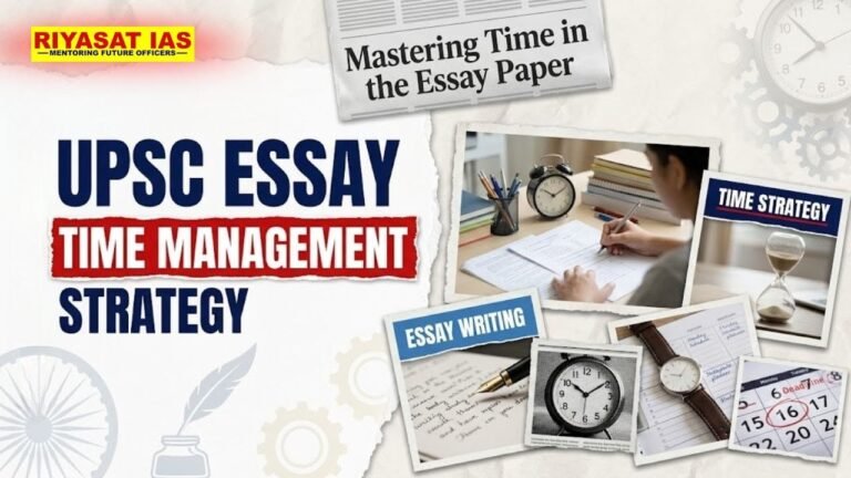 upsc essay time management