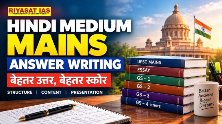 upsc mains answer writing in hindi