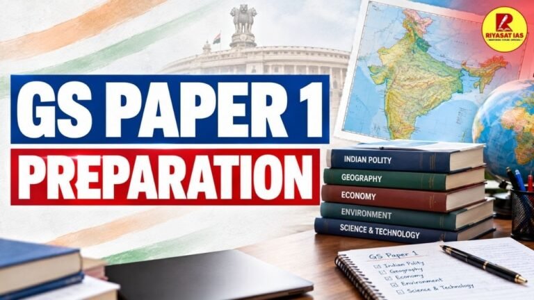 GS Paper 1 की तैयारी कैसे करें – हिंदी माध्यम रणनीति